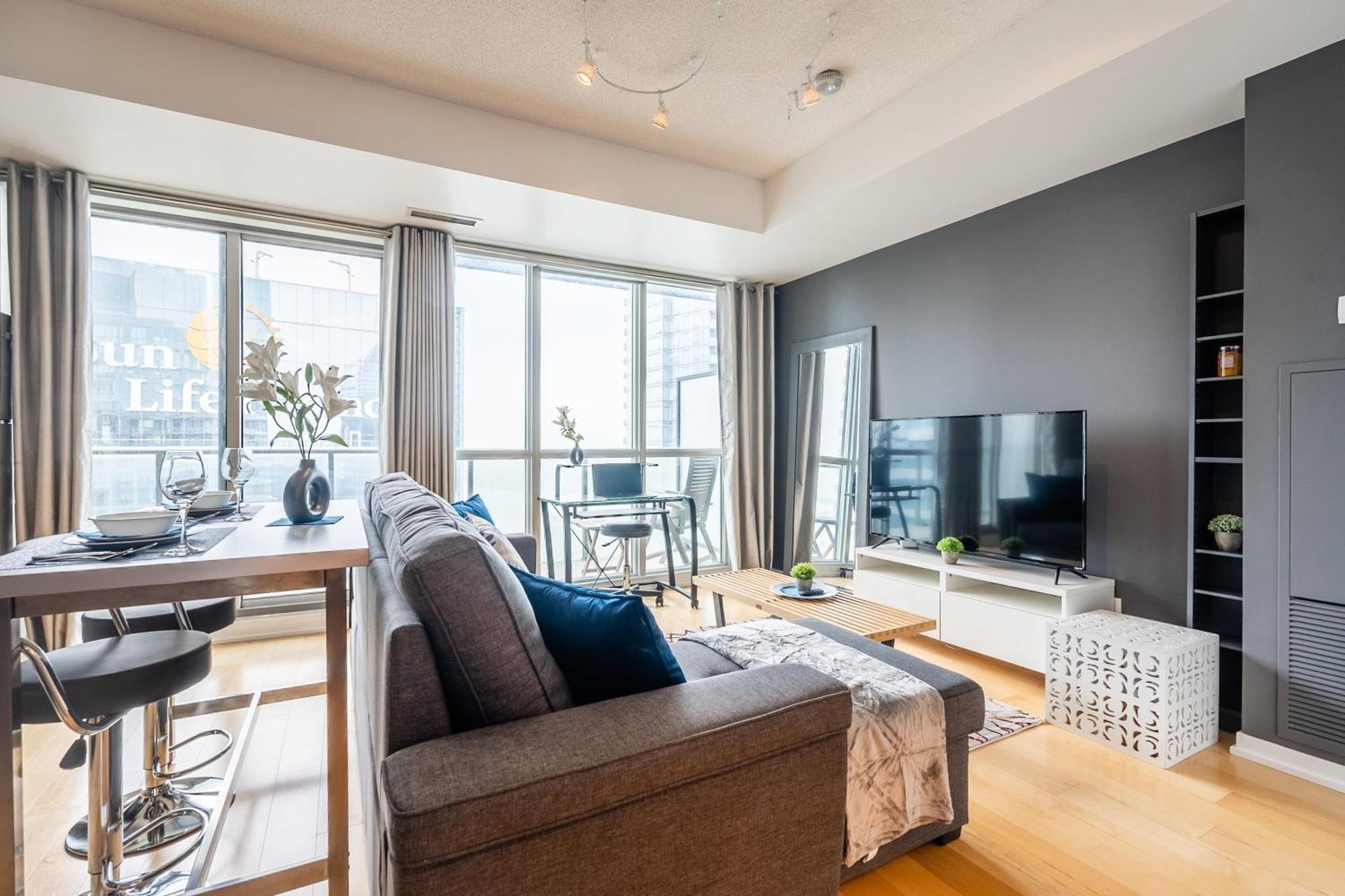 1Br Luxury Condo - Downtown Торонто Екстериор снимка